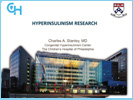 hyperinsulinism research