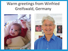 Warm greetings from Winfried Greifswald, Germany