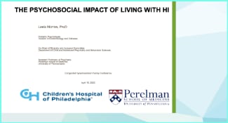 Psychosocial impact of HI presentation at the Family Conference