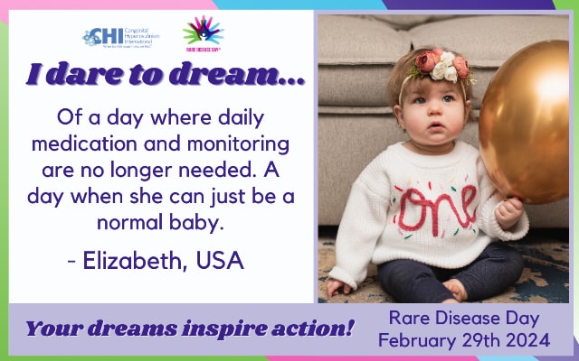 I Dare to Dream campaign for Rare Disease Day 2024