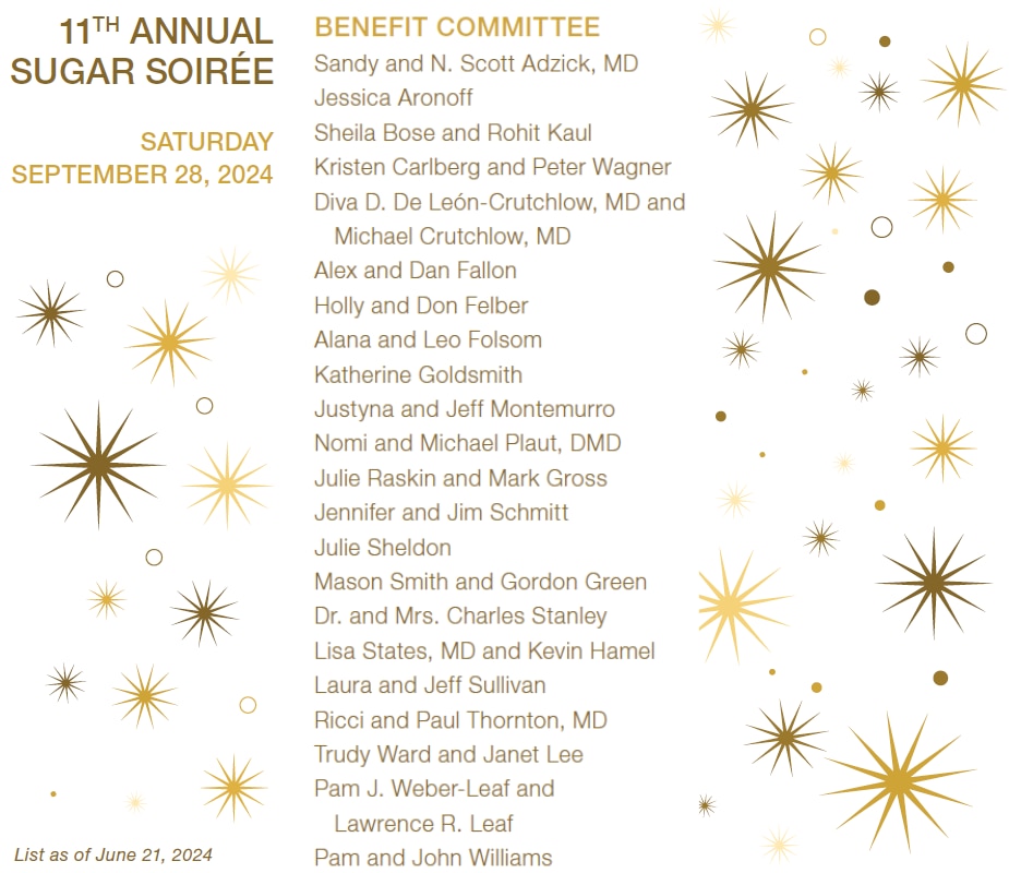 2024 Sugar Soiree Benefit Committee