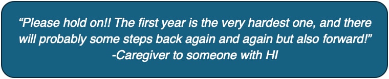 The first year of HI