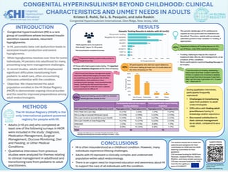 Hyperinsulinism beyond childhood, unmet needs in adults