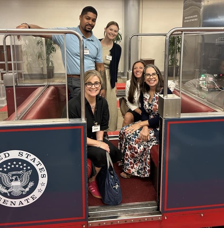 CHI on Capitol Hill in a Senate booth