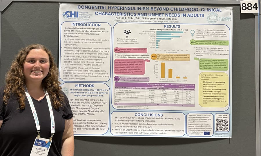Kristen at a Scientific Meeting for CHI