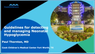Presentation by Paul Thornton, MD